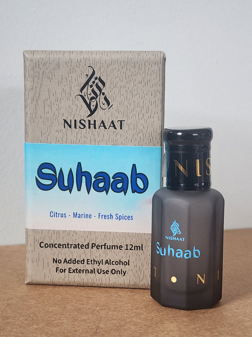 Suhaab alcohol-free attar perfume 12ml by Nishaat Australia