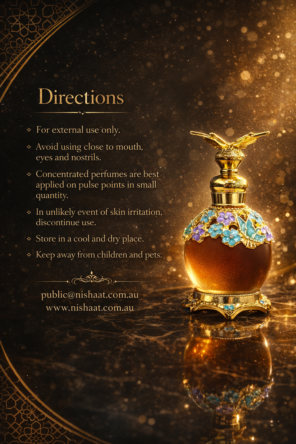 Imperial Bliss perfume by Nishaat Australia