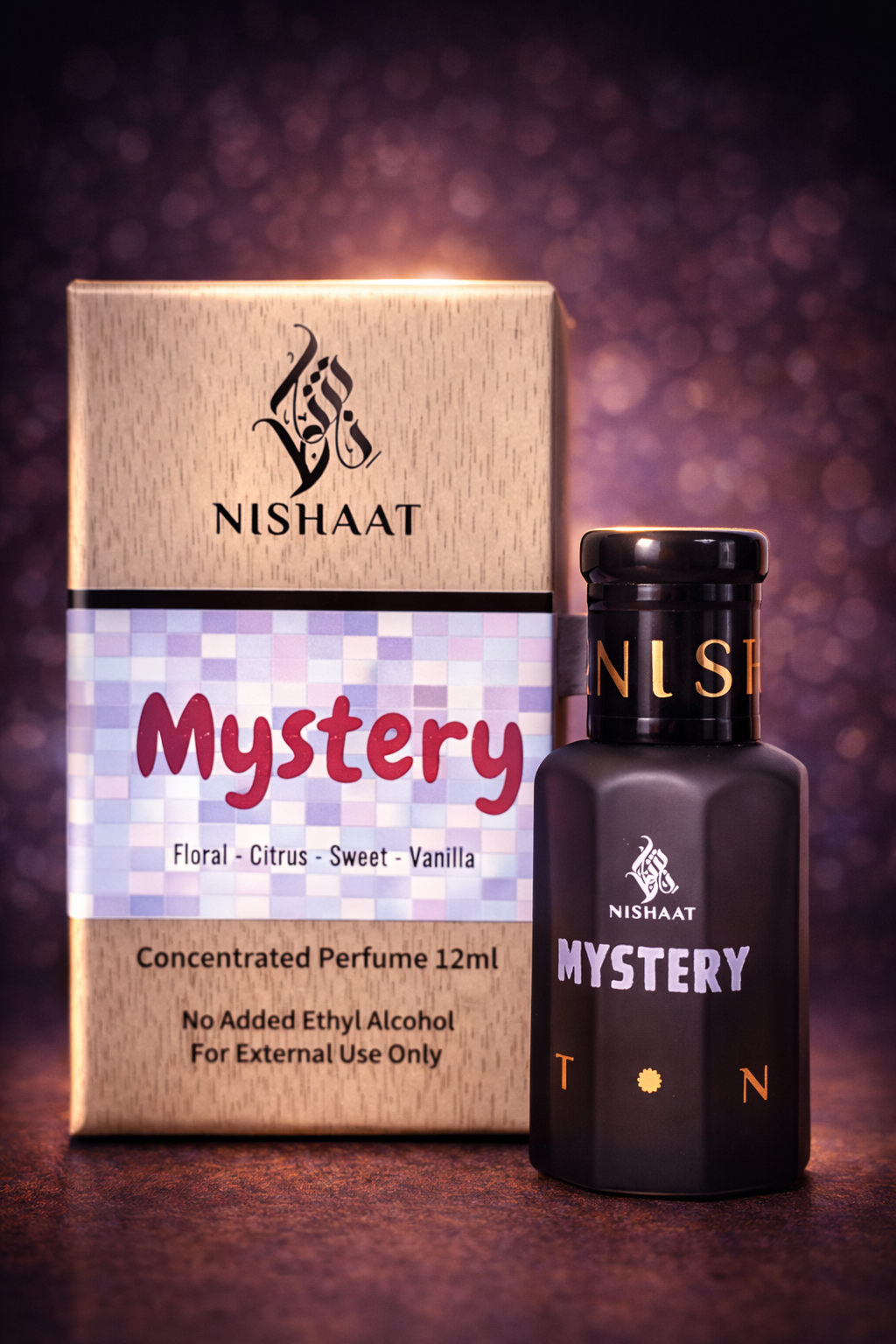Mystery alcohol-free attar perfume 12ml by Nishaat Australia
