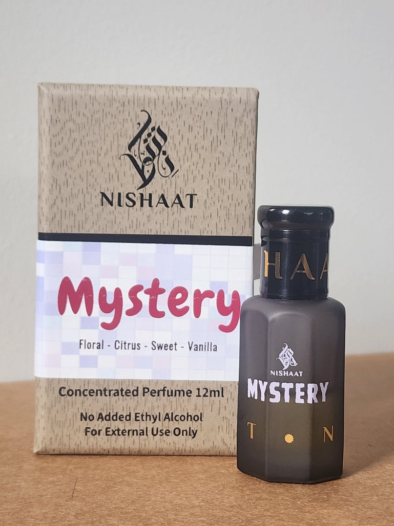 Mystery alcohol-free attar perfume 12ml by Nishaat Australia