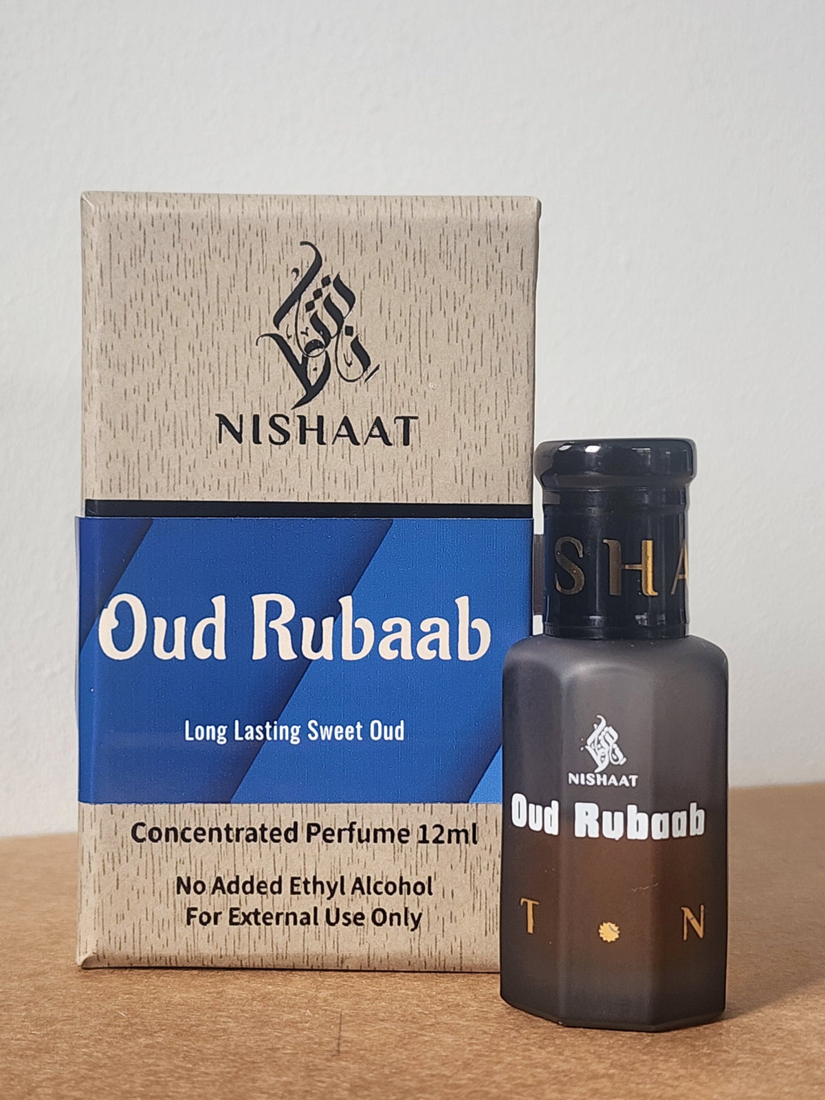 Oud Rubaab alcohol-free attar perfume by 12ml Nishaat Australia