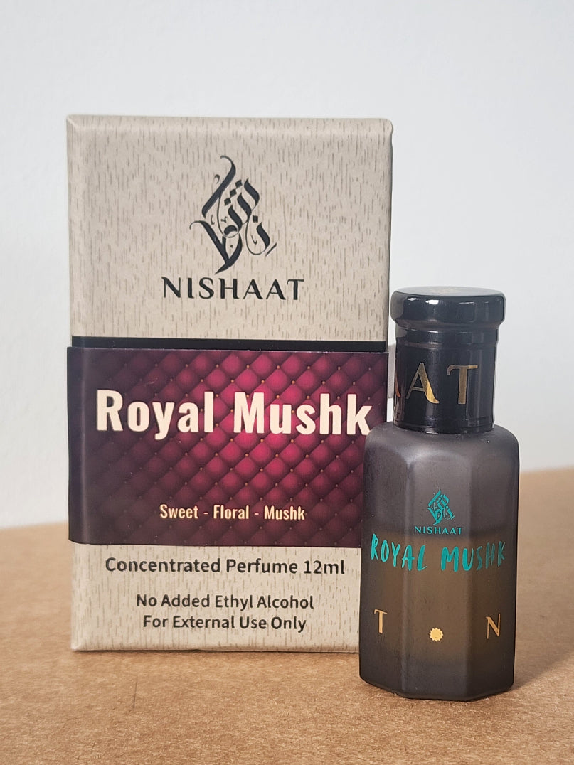 Royal Mushk alcohol-free attar perfume 12ml by Nishaat Australia