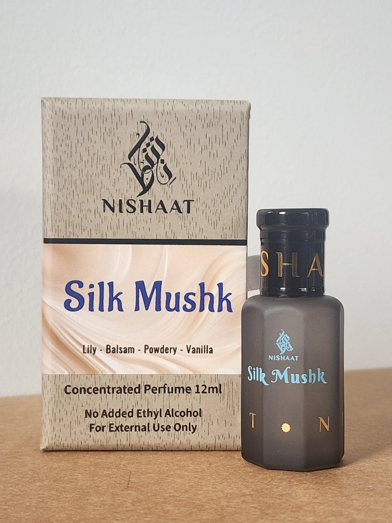 Silk Mushk alcohol-free attar perfume 12ml by Nishaat Australia