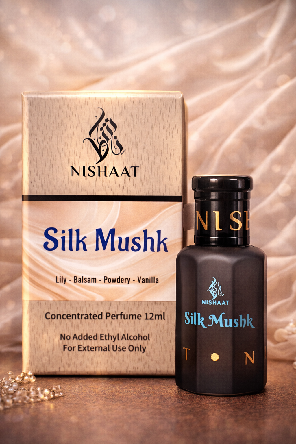 Silk Mushk alcohol-free attar perfume 12ml by Nishaat Australia