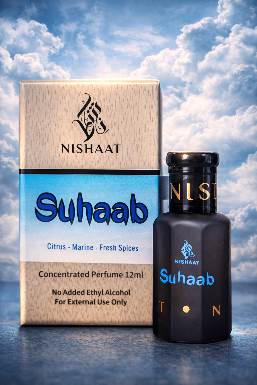 Suhaab alcohol-free attar perfume 12ml by Nishaat Australia
