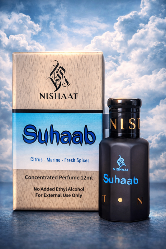 Suhaab alcohol-free attar perfume 12ml by Nishaat Australia