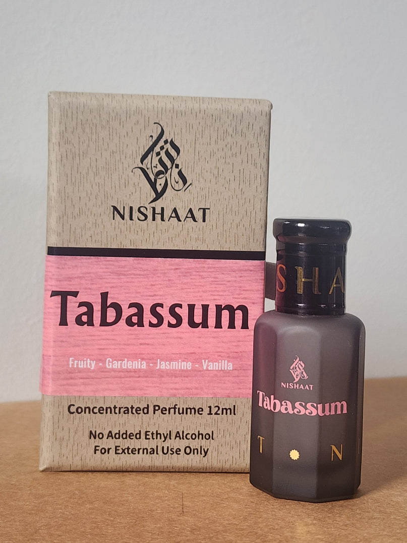 Tabassum alcohol-free attar perfume 12ml by Nishaat Australia