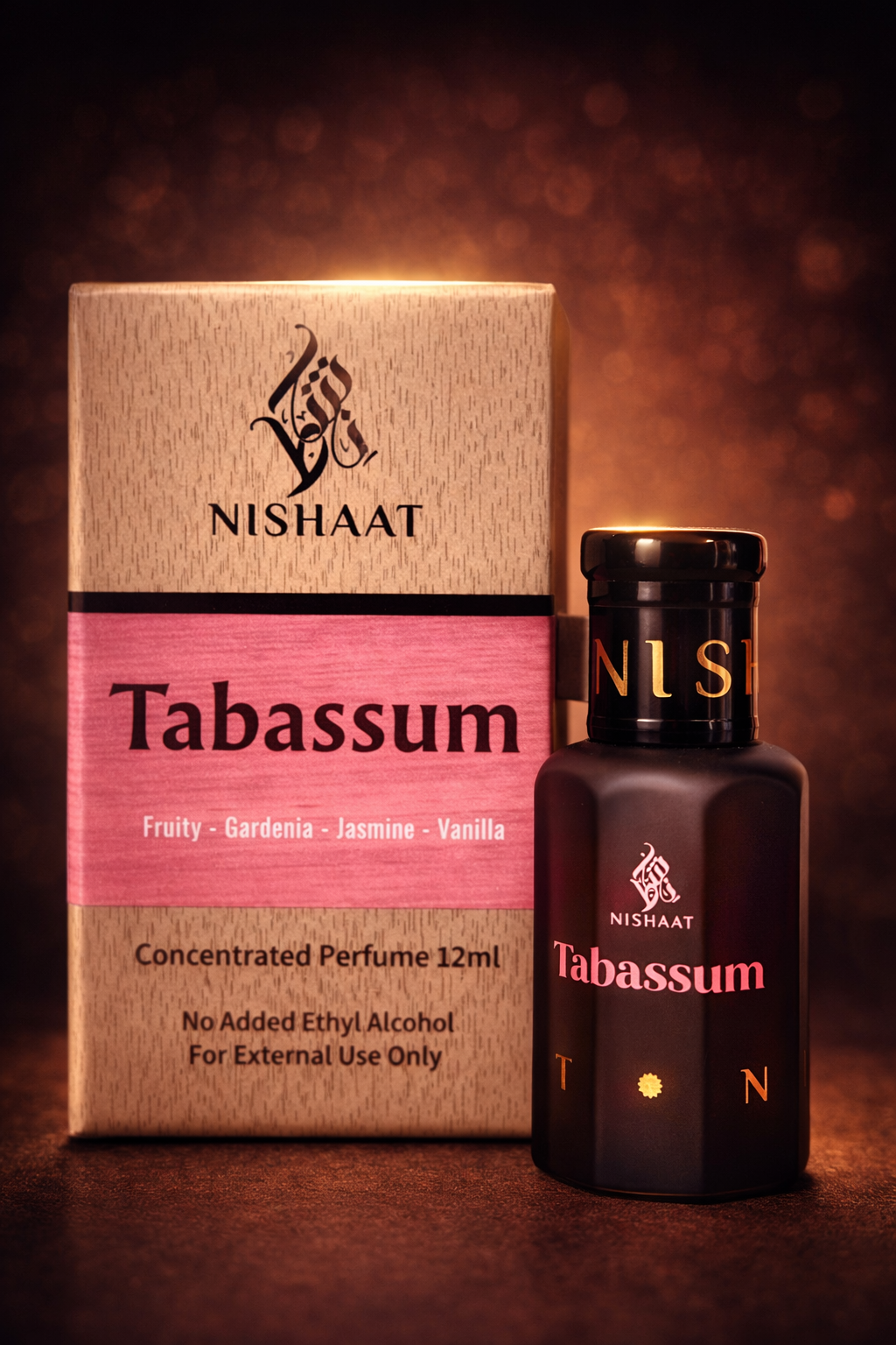 Tabassum alcohol-free attar perfume 12ml by Nishaat Australia
