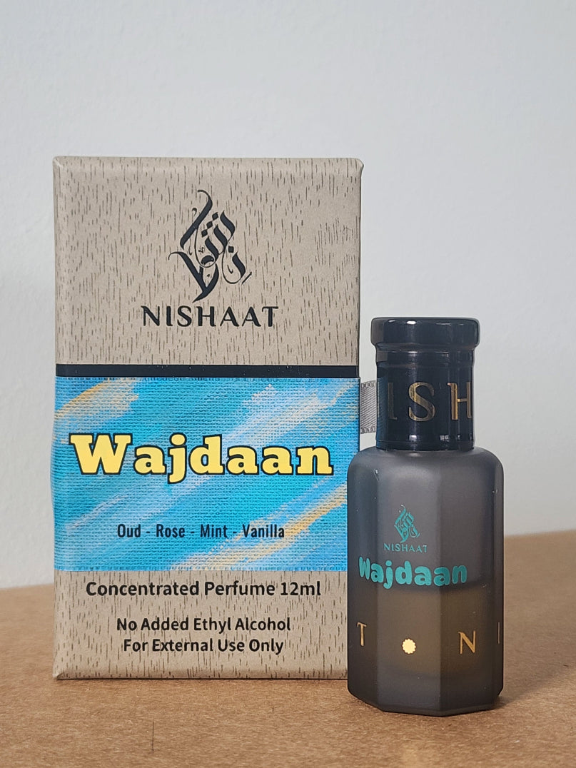 Wajdaan alcohol-free attar perfume 12ml by Nishaat Australia